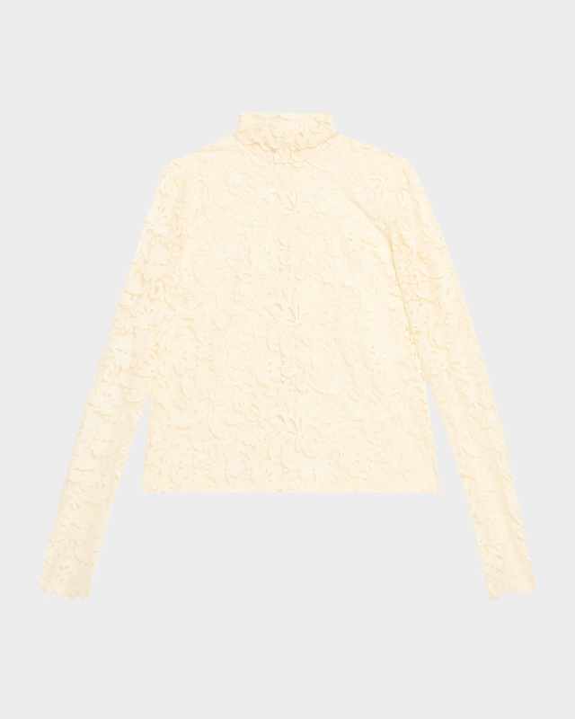 Indy Lace Turtleneck Top